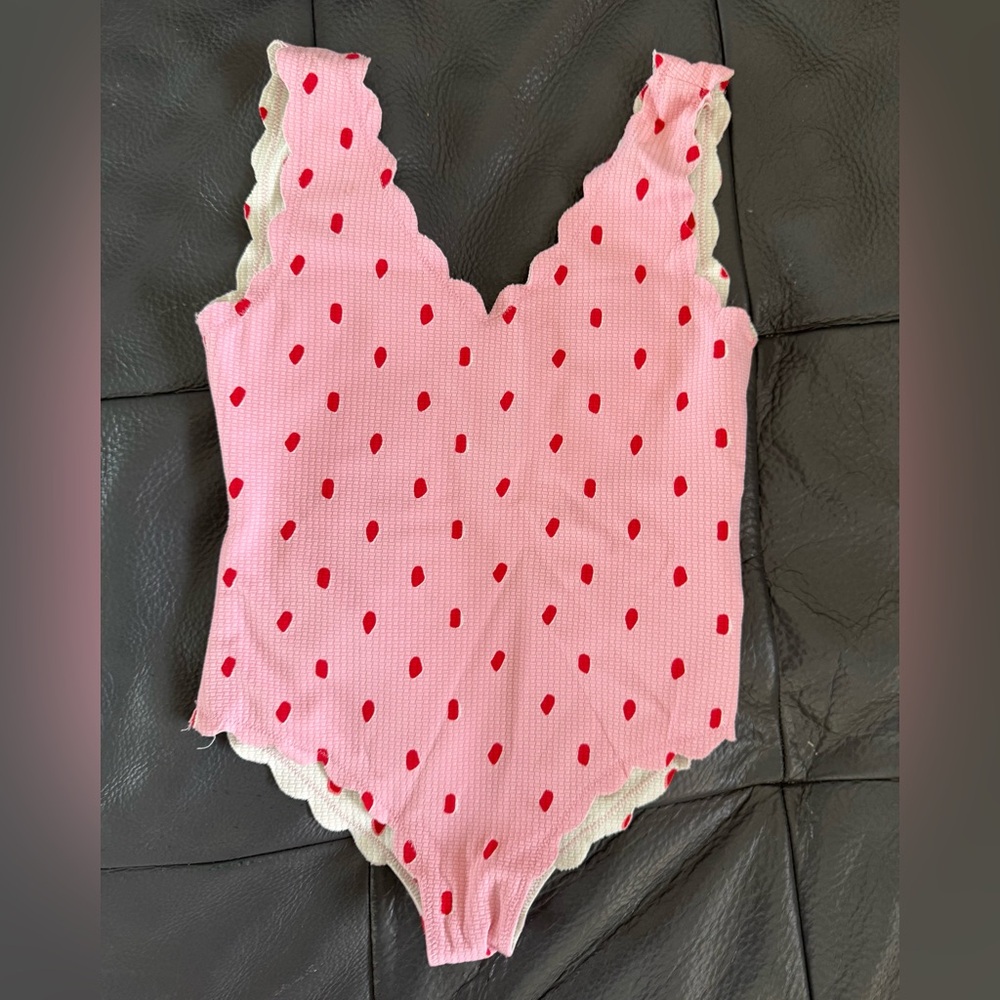 Marysia Swim Pink and Red Kids Bodysuit